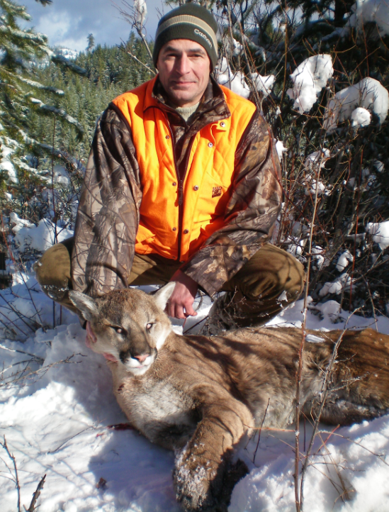 THE ALLADIN GAME MANAGEMENT UNIT, WHERE THIS COUGAR WAS TAKEN SEVERAL YEARS AGO, WAS AMONG THE GMUS THE FISH AND WILDLIFE COMMISSION APPROVED AN INCREMENTAL INCREASE TO THIS YEAR'S LION HARVEST QUOTA, A MOVE THAT HAS BEEN STRUCK DOWN BY GOVERNOR JAY INSLEE THIS WEEK. (BROWNING PHOTO CONTEST)