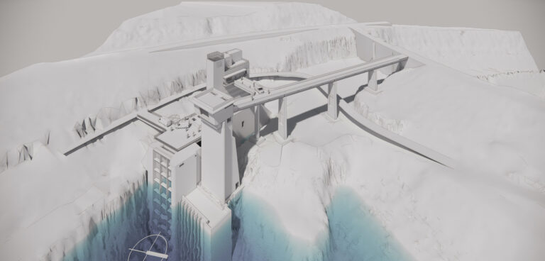 Howard Hanson downstream fish collector rendering