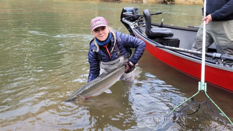 Fountain Siletz River steelhead