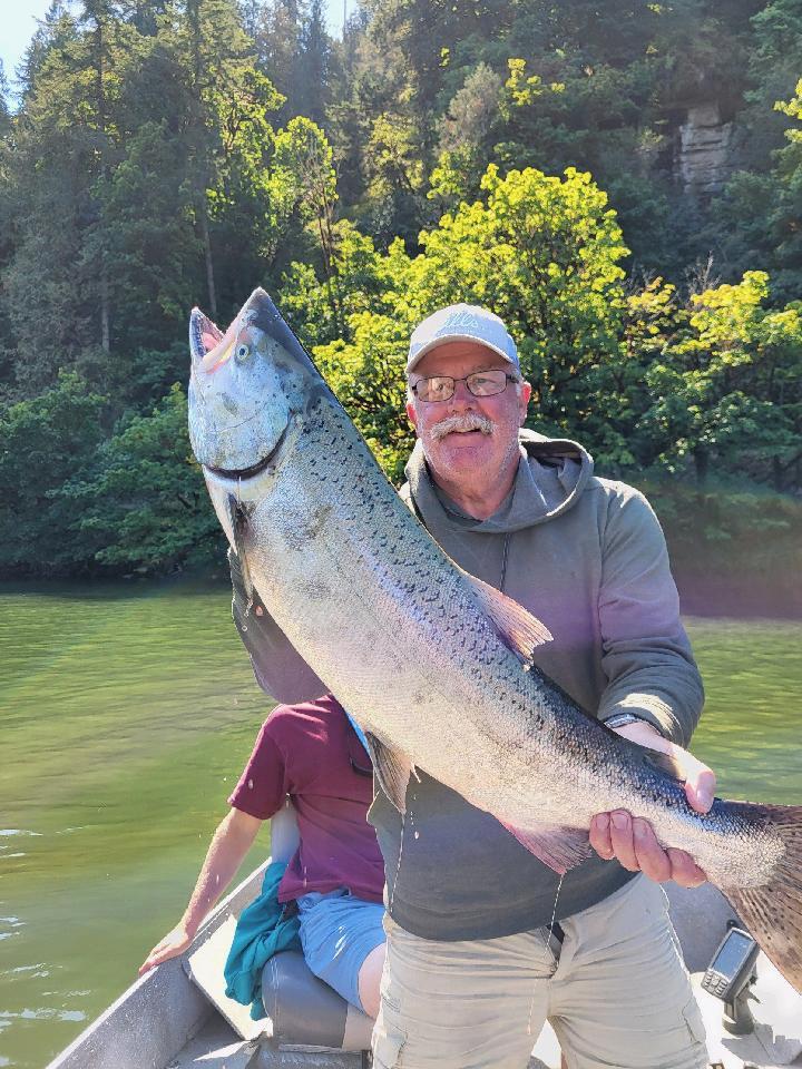 Siuslaw River fall Chinook via Lewallen