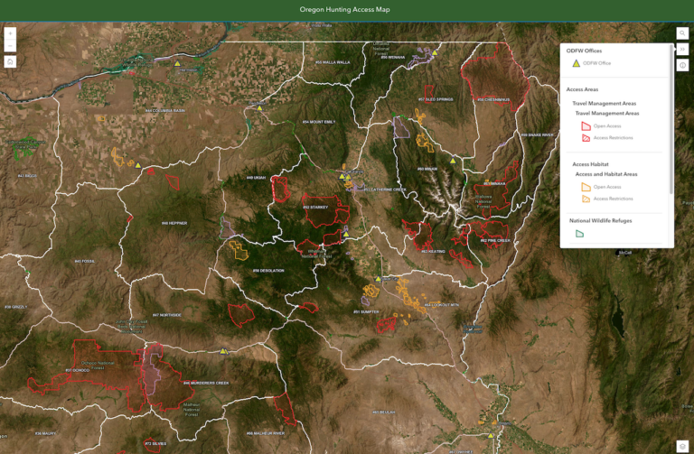odfw access map